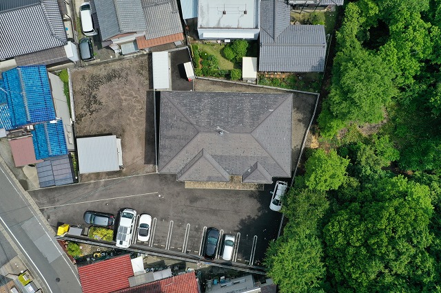 ドローンを使用した空撮